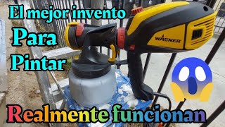 Como funcionan estas esprayadoras de pintura marca Wagner ?