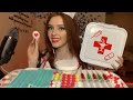 ASMR EDIBLE PHARMACY | АСМР СЪЕДОБНЫЕ ВЕЩИ АПТЕЧКА | Итинг маски, шприца, ваты, таблеток | MUKBANG먹방