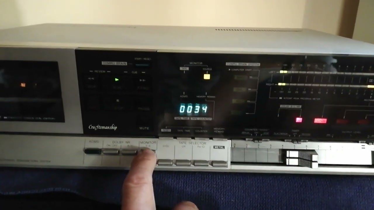 Tapedeck AIWA FF8 3 Head Dual Capstan - YouTube