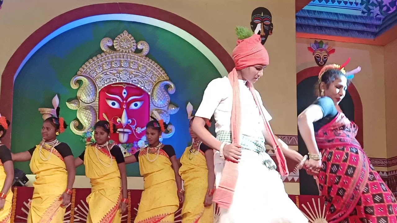 Rayagada Chaiti 2019 stage Stage Performance in Wadu Wadu Kui Song