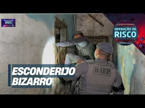 DRUG TRAFFICKING OFFICE: Police break down wall and find secret hideout in hole