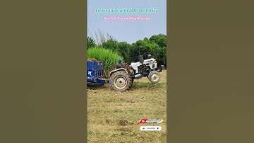 Eicher 551 Stuck with trolley in deep mud JCB Rescued #viral #trending #farming #shorts #shortvideo