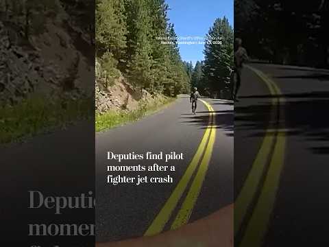 Deputies find pilot moments after a fighter jet crash