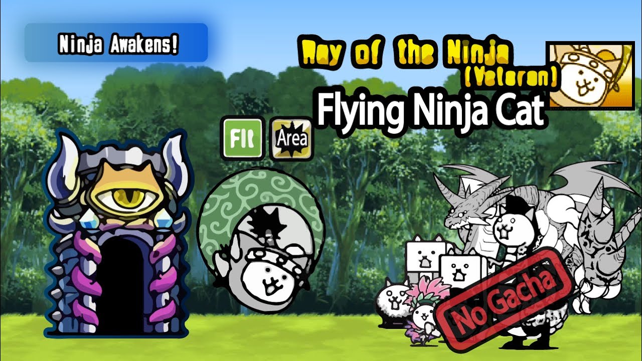 Way of the Ninja (Veteran) | Flying Ninja Cat | The Battle Cats | No Gacha