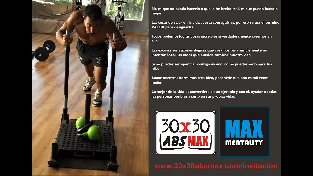 Video Sistema 30x30absmax Para Bajar Barriga y Definir Abdominales en 30 días como adelgazar la panza