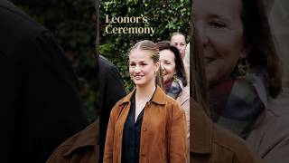 Princess Leonor’s Emotional Asturias Ceremony 👑✨ #shorts