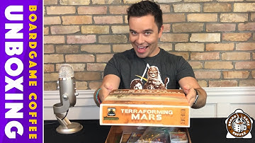 Terraforming Mars Unboxing with Board Game Coffee