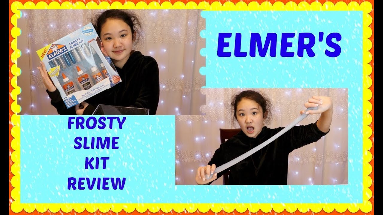 ELMER'S FROSTY SLIME KIT REVIEW - YouTube