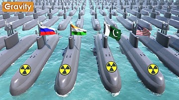 Countries by Number of Nuclear Submarines 2024