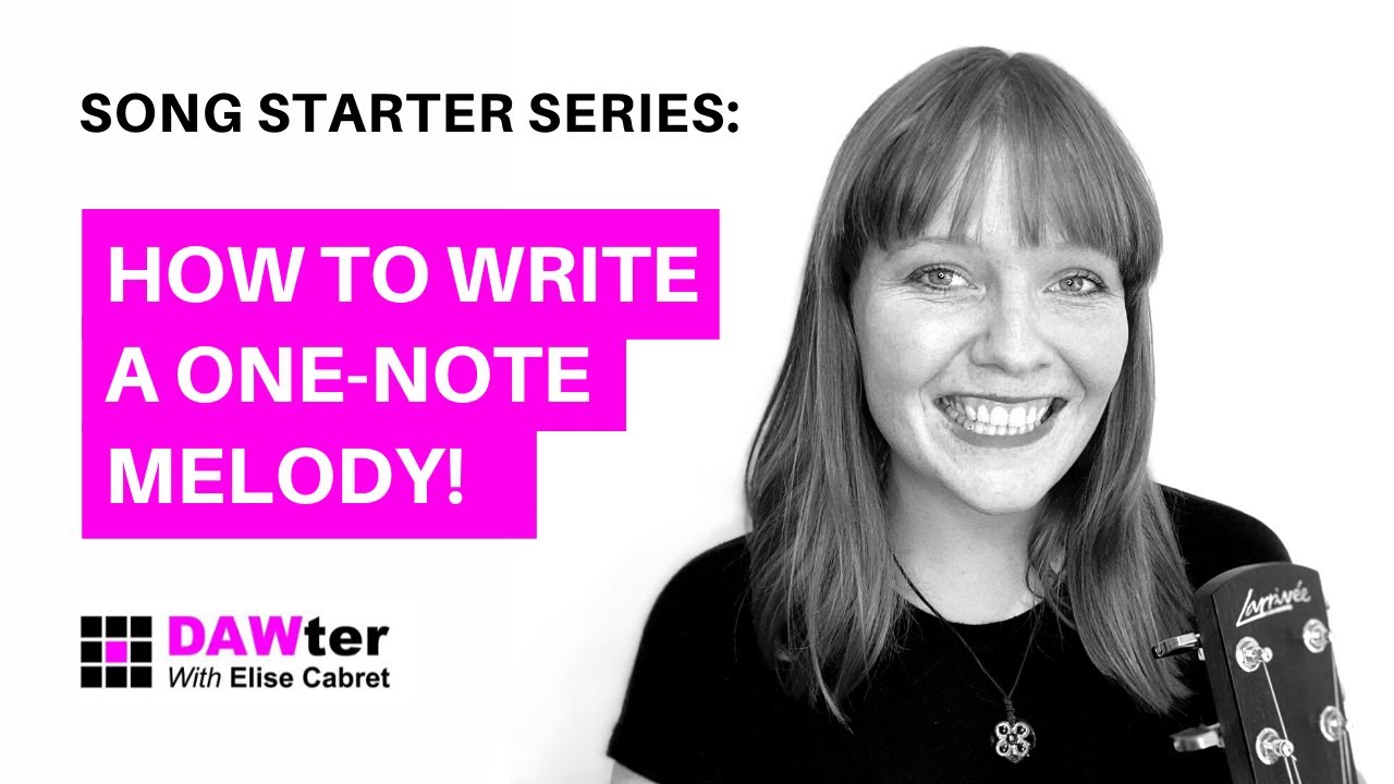How to Write a One Note Melody | DAWter How to Write a One Note Melody | DAWter