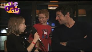 Patrick Bruel - Interviewé par deux enfants en Belgique.