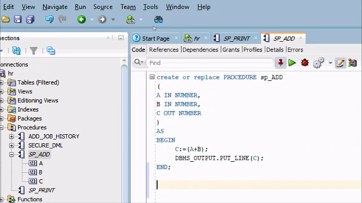 How To Create Stored Procedures in Oracle Database