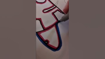 #1 draw Patrick glitc | 2 style #shorts #draw #disegno #famoso #Patrick #spongebob #glitch