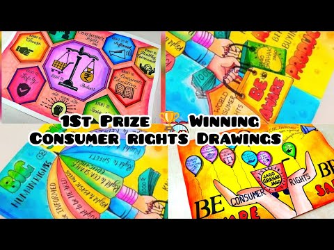 World Consumer Rights Day Drawing / Safety Drawing /Safety Poster Drawing