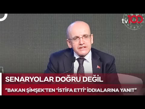 Bakan Şimşek'ten 'İSTİFA
