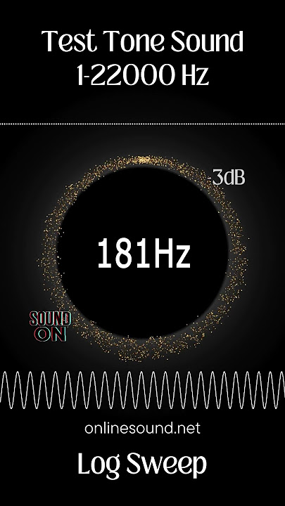 Sound for audio test. Range 1-22kHz (Logarithmic Scale) #frequency #sound #hz #audio #onlinesound