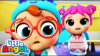 Pet Vet Checkup Song |  Little Angel Job and Career Songs | Nursery Rhymes for Kids