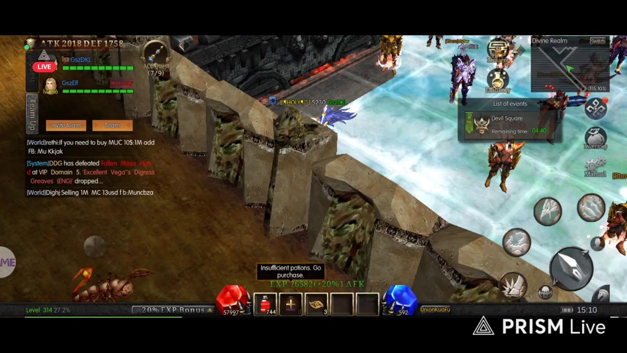 MU IMMORTAL: DARK LORD NO LIFE 24/7 GRIND STREAM 🔥
