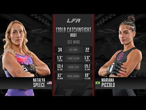 22 — year old hot prospect Mariana Piccolo vs. Natalya Speece — LFA Fights