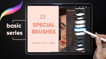 Ep. 23 | Procreate Special Brushes | Procreate Basic Series by Haze Long