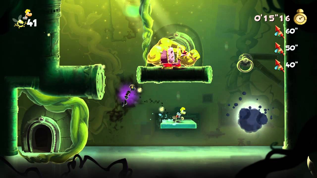Rayman Legends - Infiltration Station Invaded - Gold Cup - YouTube