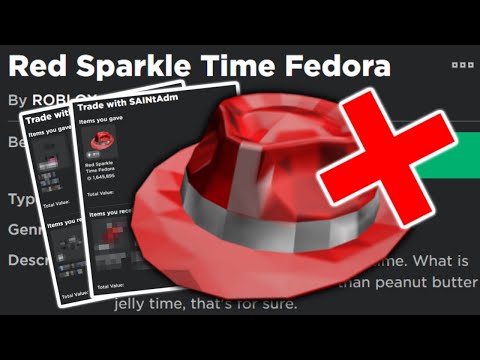 I Found A Hidden Roblox Trading Feature Youtube - free rainbow sparkle time fedora 200k roblox free