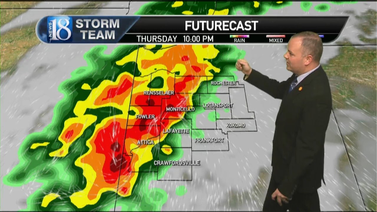 April 18, Thursday Midday Weather Forecast - YouTube