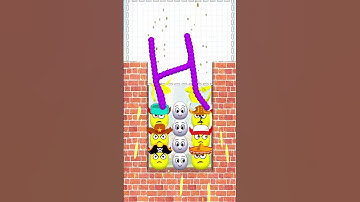 Draw to smash..logic puzzle game level 4691 #drawtosmash #gamingshort #logicpuzzle