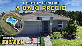 A PRECIO BARATOHermosa Casa Nueva y de LUJO cerca de disney | Haines City, FL  SIN CDD