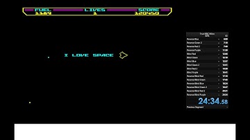 Thrust BBC Micro ANY% Speed Run In 24:34.58