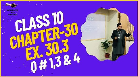 Ex: 30.3 class 10 sindh board | Chapter#30 Intro to trigonometry new book