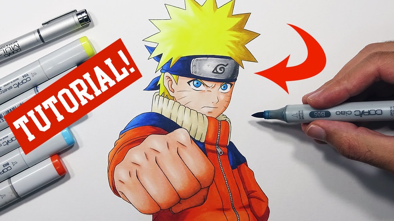 How to Draw Naruto✏️#drawing #naruto #uzumakinaruto #art #tongfushop #