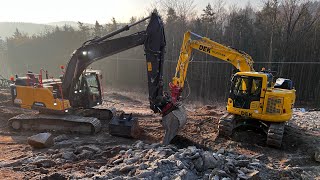 Building a 750 meter driveway and breaking rock by Petr Šmotek  80,723 views 1 year ago 31 minutes