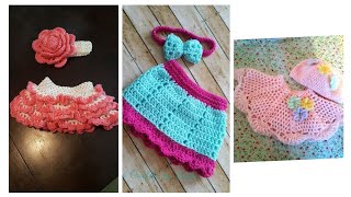 new and best crochet baby skirt design for winter season