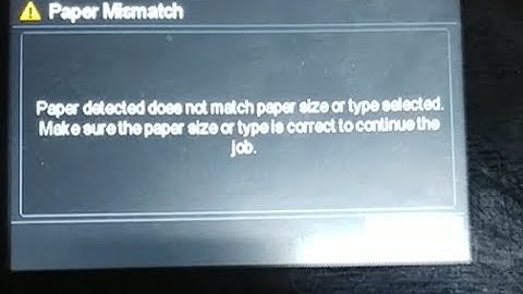 HP OfficeJet Pro 8600 Plus (Paper Mismatch Error Fix)
