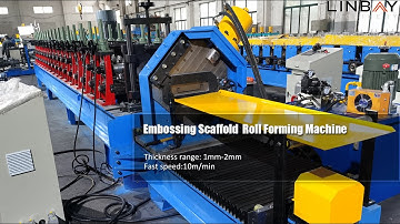【Scaffold Plank】Linbay-Embossing Scaffold roll forming machine