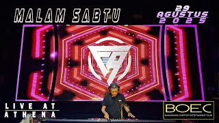 DJ FREDY LIVE AT ATHENA 29 AGUSTUS 2025 MALAM SABTU