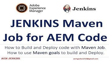 AEM + JENKINS #2 |  Maven job to build and deploy GitHub private repository