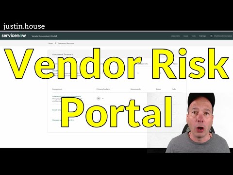 ServiceNow Vendor Risk Portal
