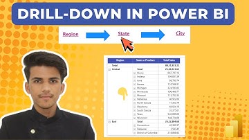 How to Use Drill Down in Power BI 2025 | Matrix & Bar Chart Drill Down Explained