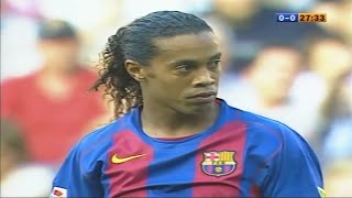 RONALDINHO 2004/05 👑 Ballon d'Or Level: Dribbling Skills, Goals & Passes ᴴᴰ