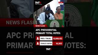 PRESIDENT TINUBU WINS APC PRESIDENTIAL PRIMARY ELECTION WITH OVER 10M VOTES