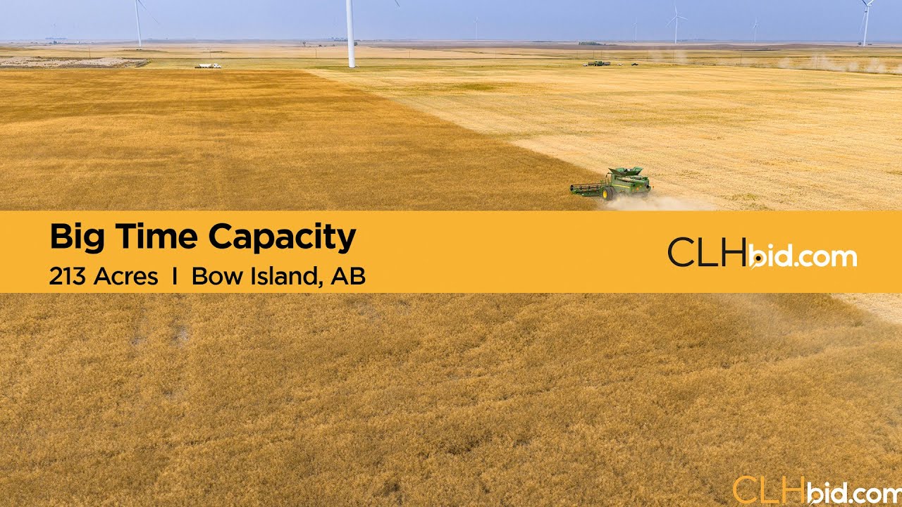 Big Time Capacity I AB Farm Land For Sale I Bow Island, AB