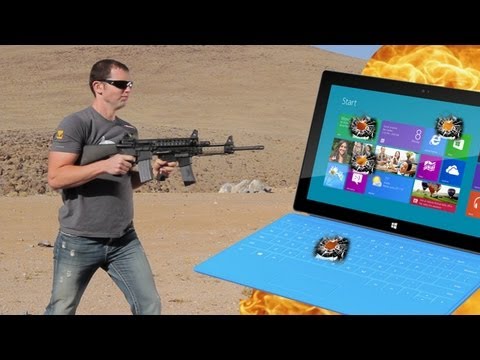 Video till Snubbe skjuter Microsoft Surface