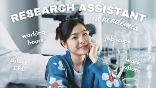What it's REALLY like working as a Research Assistant in Academia 🇬🇧 | job scope, salary & culture