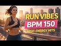 【洋楽PLAYLIST】BPM150🔥走り続けられるPOP×ROCK｜ランニング・ワークアウト用RUN VIBES（60分）