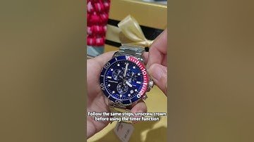 Teaching Video About How To Adjust Tissot Seastar 1000 Chronograph Quartz