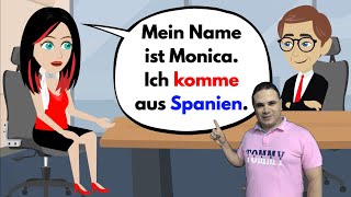 Sich vorstellen A1 & A2  Prüfung | 3 Beispiele | Sprechen Teil 1