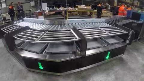 Tray Return System Curve - ALFYMA - Checkpoint security