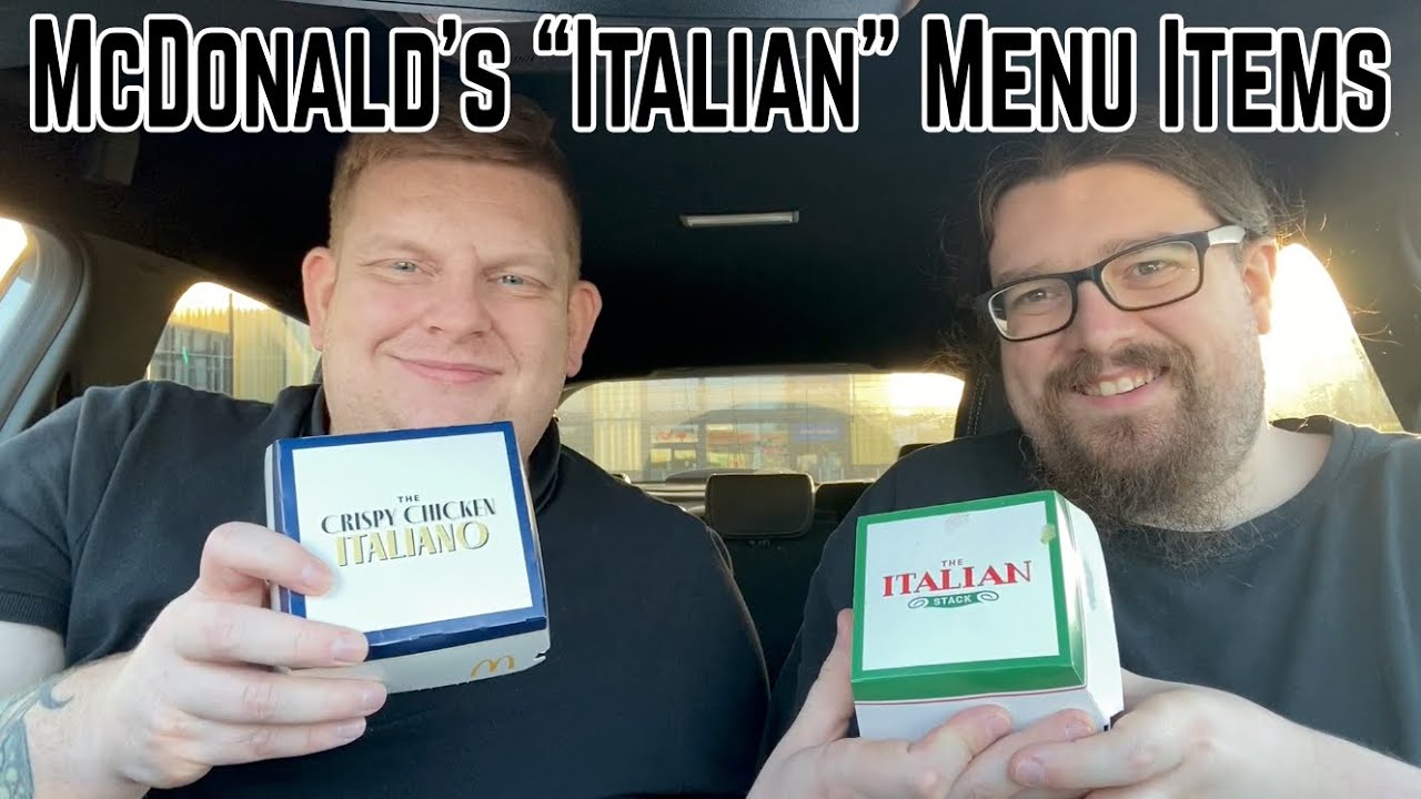 McDonald's Summer Menu Italy: Italian Stack and Crispy Chicken Italiano